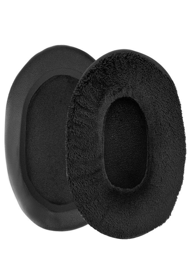 Linkidea Replacement Ear Pads for Audio-Technica M50X/ M50XBT2 /M40X/ M70X/ MSR7/ MSR7NC/ MSR7BK/ MSR7GM Ear Headphones, Headset Earpads (Extra Thick/Black) - Image 2